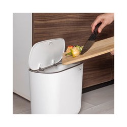 Accesorio De Baño Bote De Basura Blanco