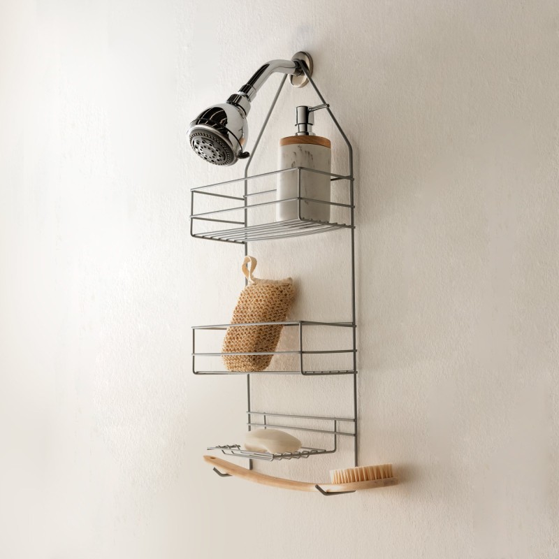Accesorio De Baño Organizador Metálico Regadera