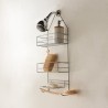 Accesorio De Baño Organizador Metálico Regadera