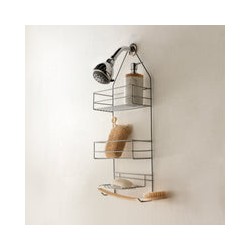 Accesorio De Baño Organizador Metálico Regadera