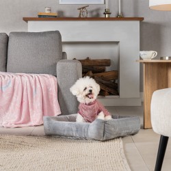 Accesorio De Mascota Cama Mascota Gris
