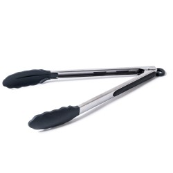 Accesorios De Cocina Pinzas Negro Via-practic