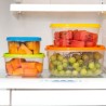 Accesorios De Cocina Set Contenedores Colores Cuadrados