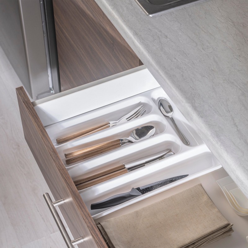 Accesorios De Servicio Porta Cubiertos Blanco