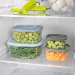 Accesorios De Servicio Set De Contenedores Cuadrados Atlantico