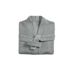 Bata De Baño Soft Gris