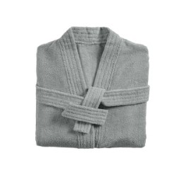 Bata De Baño Soft Gris