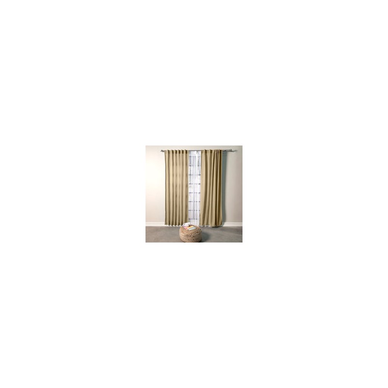 Cortinas Viasoft Washed Kaki