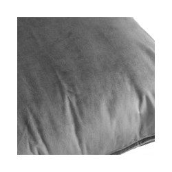 Funda De Almohada Velvet Gris